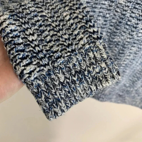 Barbour Blue and White Crew Neck Sweater - Picture 8 of 12